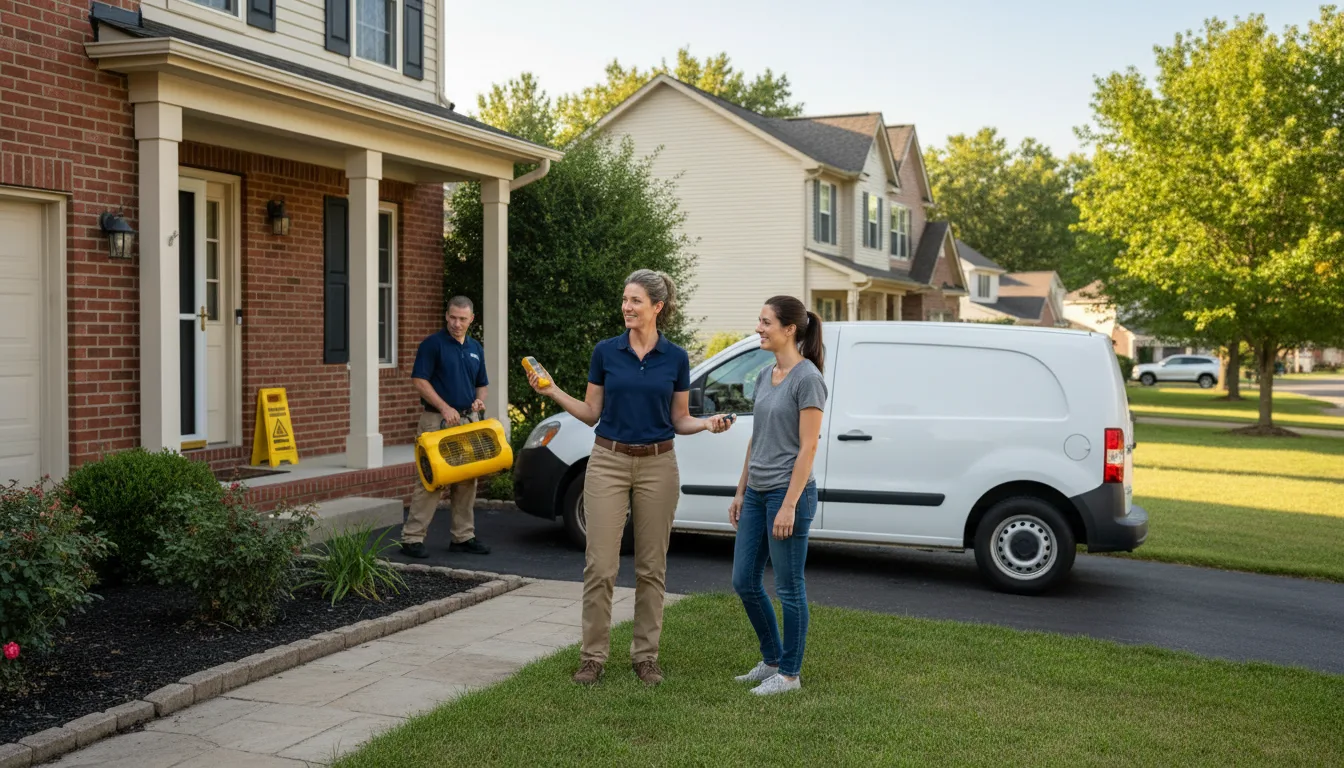 Water restoration image for Water Damage & Restoration Services in Boles, AR